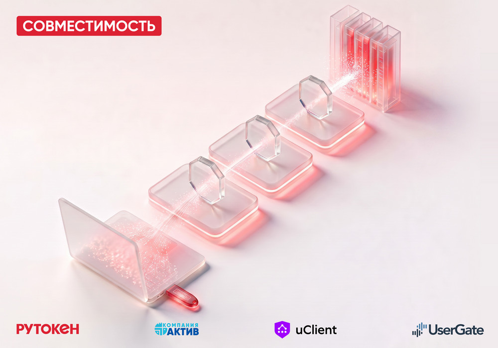 UserGate и компания «Актив» подтвердили совместимость uClient и Рутокен ЭЦП 3.0